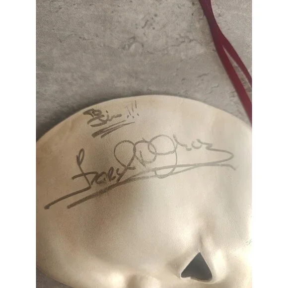 Vintage Broadway Phantom Of The Opera Mask 1988 SIGNED Franc D'Ambrosio W/ Box - Picture 3 of 12